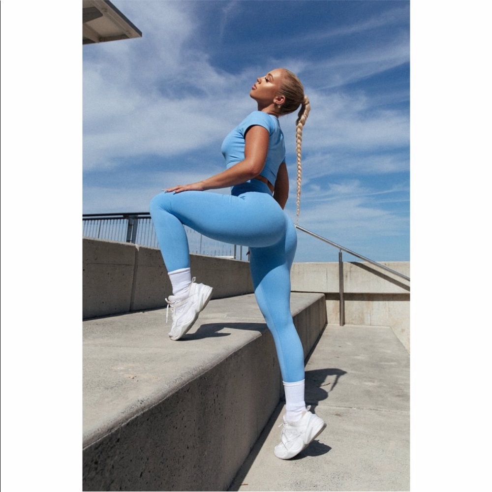 SASKI collection leggings mid blue